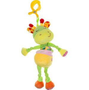 Plyšová hračka s hracím strojkem Akuku žirafka