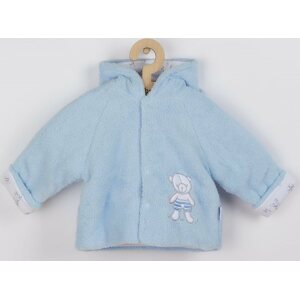 Zimní kabátek New Baby Nice Bear modrý 74 (6-9m)