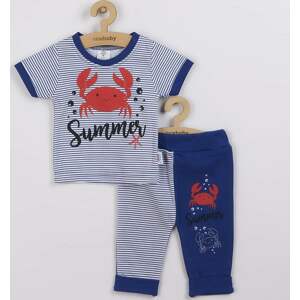 Kojenecké tričko s krátkým rukávem a tepláčky New Baby Summer 62 (3-6m)