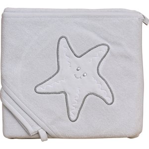 Froté ručník - Scarlett hvězda s kapucí - šedá