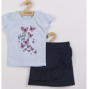 Kojenecké tričko se sukýnkou New Baby Butterflies modrá 86 (12-18m)