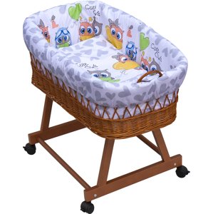 Košík pro miminko Scarlett Kulíšek - šedá