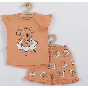 Dětské letní pyžamko New Baby Dream lososové 68 (4-6m)