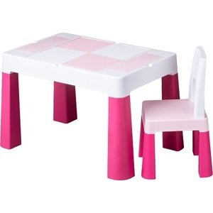 Tega Dětská sada stoleček a židlička Multifun pink