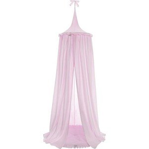 Závěsný stropní luxusní baldachýn-nebesa + podložka Belisima růžová
