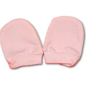 NEW BABY Rukavičky pro novorozence růžové 56 (0-3m)