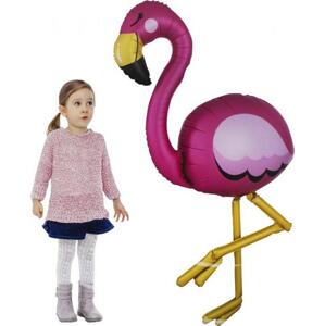 Amscan SHP vycházkový fóliový balon - Flamingo, 86x172 cm