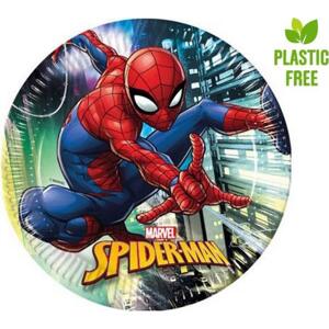 Procos Papírové talíře Spiderman Team Up (Marvel), další generace, 23 cm, 8 ks (bez plastu)