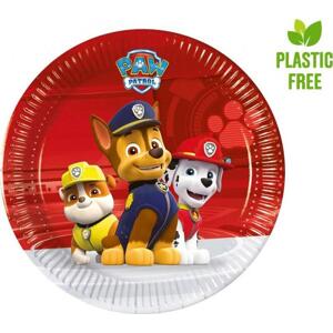 Procos Paw Patrol Ready for Action (Nickelodeon) papírové talíře, další generace, 20 cm, 8 ks (bez plastu)