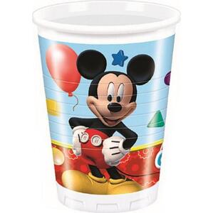 Procos Plastové kelímky (WM), Hravý Mickey (Disney), 200 ml, 8 ks (štítek SUP)