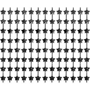Godan / decorations B&C závěs Hvězdy s potiskem, černá, 100x200 cm