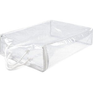 Úložný box / obal PVC se zipem Varianta: transparent, Balení: 1 ks