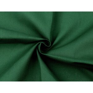 Bavlněná látka / plátno jednobarevná Varianta: 23 (19) emerald, Balení: 1 m