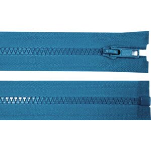 Kostěný zip šíře 5 mm délka 35 cm bundový Varianta: 216 modrá sytá, Balení: 1 ks