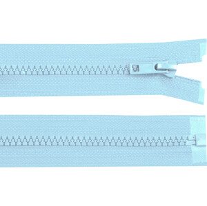 Kostěný zip šíře 5 mm délka 80 cm bundový Varianta: 183 modrá ledová, Balení: 1 ks