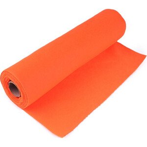 Plsť / filc šíře 41 cm Varianta: 4 (F59) oranžová reflexní, Balení: 5 m