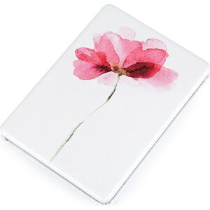 Kosmetické zrcátko květ Varianta: 2 pink, Balení: 1 ks