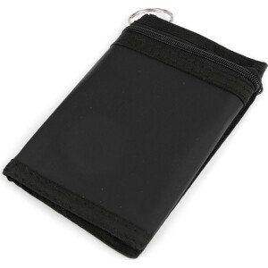 Textilní peněženka s řetízkem Varianta: 1 černá bez potisku, Balení: 1 ks