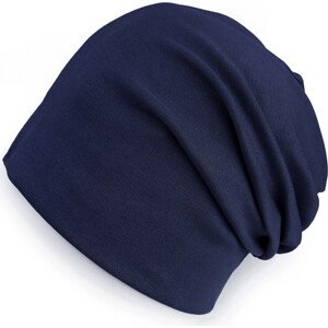 Bavlněná čepice unisex Varianta: 9 modrá tmavá, Balení: 1 ks