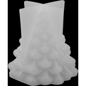 Silikonová forma na výrobu svíček a odlitků stromeček Varianta: 2 bílá, Balení: 1 ks