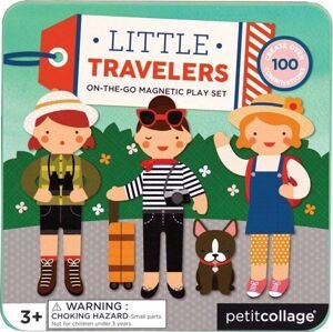 Petit Collage Petitcollage Magnetická knížka Cestování - poškozená kovová krabička