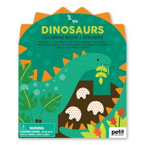 Petit Collage Omalovánka se samolepkami dinosauři