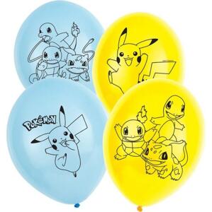 11" Pokémon latexové balónky 27,5 cm, 6 ks.