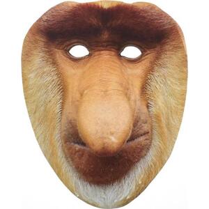 Papírová maska proboscis opice