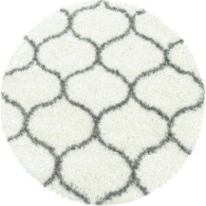 Ayyildiz koberce Kusový koberec Salsa Shaggy 3201 cream kruh Rozměry koberců: 80x80 (průměr) kruh