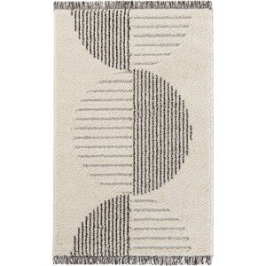 Mint Rugs - Hanse Home koberce Kusový koberec New Handira 105196 Cream, Black Rozměry koberců: 120x170