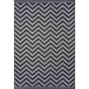NORTHRUGS - Hanse Home koberce Kusový koberec Twin Supreme 105472 Palma Night Silver – na ven i na doma Rozměry koberců: 120x170