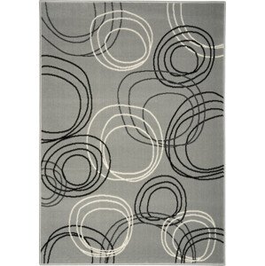 Alfa Carpets Kusový koberec Kruhy grey Rozměry koberců: 120x170