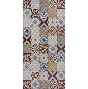 Hanse Home Collection koberce Běhoun Cappuccino 105881 Mosaik Brown Multicolored Rozměry koberců: 75x150