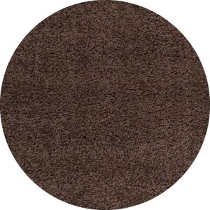 Ayyildiz koberce Kusový koberec Life Shaggy 1500 brown kruh Rozměry koberců: 120x120 (průměr) kruh