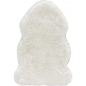 Mint Rugs - Hanse Home koberce Kusový koberec Superior 103347 Uni White (kůže) Rozměry koberců: 120x170 tvar kožešiny