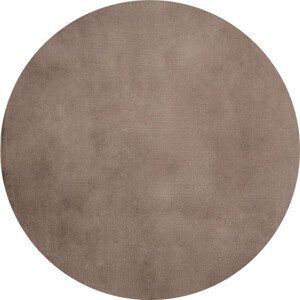 Obsession koberce Kusový koberec Cha Cha 535 taupe kruh Rozměry koberců: 80x80 (průměr) kruh