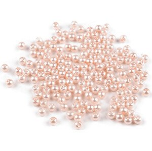 Skleněné voskové perly Ø4 mm Varianta: 03B růžová nejsv., Balení: 50 g