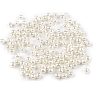 Plastové voskové korálky / perly Glance Ø5 mm Varianta: F61 perlová, Balení: 10 g
