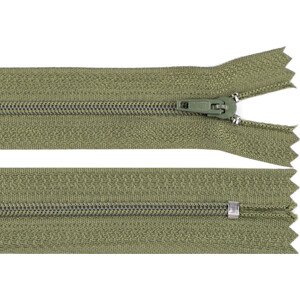 Spirálový zip šíře 3 mm délka 30 cm pinlock Varianta: 263 zelenošedá, Balení: 1 ks
