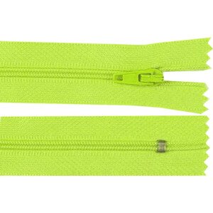 Spirálový zip šíře 3 mm délka 35 cm pinlock Varianta: 231 zelená elektrická neon, Balení: 1 ks