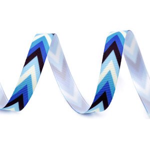Rypsová stuha / lampas šíře 10 mm Varianta: 4 modrá, Balení: 5 m