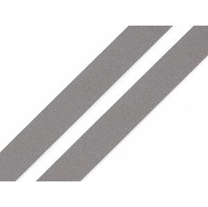 Reflexní páska šíře 15 mm našívací Varianta: šedá, Balení: 10 m