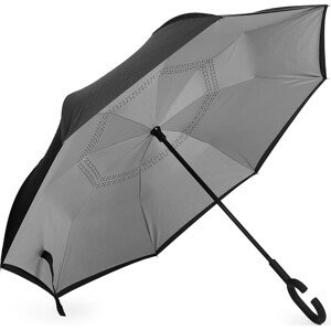 Obrácený deštník dvouvrstvý Varianta: 5 šedá světlá, Balení: 1 ks