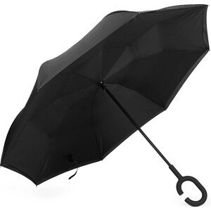 Obrácený deštník dvouvrstvý Varianta: 6 černá, Balení: 1 ks