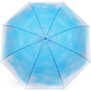 Dámský / dívčí vystřelovací deštník Varianta: 4 modrá azuro, Balení: 1 ks