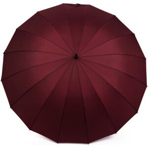 Velký rodinný deštník s dřevěnou rukojetí Varianta: 1 vínová, Balení: 1 ks
