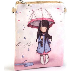 Dívčí kabelka 15x18,5 cm s potiskem Varianta: 2 růžová lasturová, Balení: 1 ks