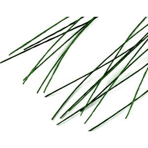 Floristický drát Ø0,7 mm, délka 40 cm Varianta: 1 (Ø0,7 mm) zelené kapradí, Balení: 100 ks