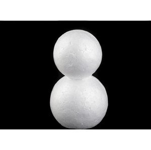 Sněhulák 6,7x11,5 cm polystyren Varianta: bílá, Balení: 1 ks