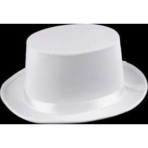 Dekorační klobouk / cylindr k dozdobení Varianta: 3 bílá sněhová, Balení: 1 ks